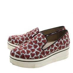 Stella McCartney Abstract Print Canvas Platform Slip On Sneakers Size 39 For Women -Stella McCartney Sales luxury women stella mccartney used shoes p144693 0004