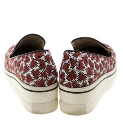 Stella McCartney Abstract Print Canvas Platform Slip On Sneakers Size 39 For Women -Stella McCartney Sales luxury women stella mccartney used shoes p144693 0005