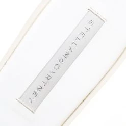 Stella McCartney Black Ruffle Faux Leather Platform Slide Sandals Size 38 For Women -Stella McCartney Sales luxury women stella mccartney used shoes p154518 0007