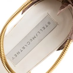 Stella McCartney Beige Faux Python Magwitch Flat Sandals Size 39 For Women -Stella McCartney Sales luxury women stella mccartney used shoes p154520 0007