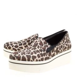 Stella McCartney Multicolor Leopard Print Canvas Platform Slip On Sneakers Size 38 For Women 13 Stella McCartney Multicolor Leopard Print Canvas Platform Slip On Sneakers Size 38 For Women -Stella McCartney Sales luxury women stella mccartney used shoes p155242 0004