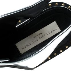 Stella McCartney Metallic Silver Faux Leather Odette Slingback Derby Size 41 For Women 16 Stella McCartney Metallic Silver Faux Leather Odette Slingback Derby Size 41 For Women -Stella McCartney Sales luxury women stella mccartney used shoes p166572 002