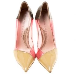 Stella McCartney Multicolor Patent Faux Leather And PVC Pointed Toe Pumps Size 36 For Women -Stella McCartney Sales luxury women stella mccartney used shoes p174846 003