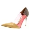 Stella McCartney Multicolor Patent Faux Leather And PVC Pointed Toe Pumps Size 36 For Women -Stella McCartney Sales luxury women stella mccartney used shoes p174846 006
