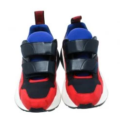Stella McCartney Multicolor Fabric/Leather Eclypse Velcro Strap Sneakers Size 39 For Women -Stella McCartney Sales luxury women stella mccartney used shoes p177487 006