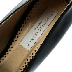 Stella McCartney Monochrome Faux Leather Mary Platform Loafer Pumps Size 40 For Women -Stella McCartney Sales luxury women stella mccartney used shoes p177508 002