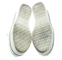 Stella McCartney White Lace/Canvas Slip On Sneakers Size 38 For Women -Stella McCartney Sales luxury women stella mccartney used shoes p180867 1552377851 008