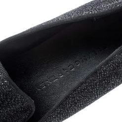 Stella McCartney Black Glitter Binx Platform Slip On Skate Shoes Size 39 For Women -Stella McCartney Sales luxury women stella mccartney used shoes p186305 002