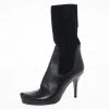 Stella McCartney Black Leather Sock Platform Ankle Boots Size 38 For Women -Stella McCartney Sales luxury women stella mccartney used shoes p20570 0001