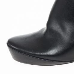 Stella McCartney Black Leather Sock Platform Ankle Boots Size 38 For Women -Stella McCartney Sales luxury women stella mccartney used shoes p20570 0008
