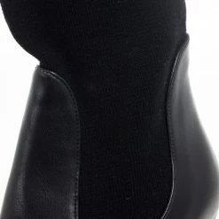 Stella McCartney Black Leather Sock Platform Ankle Boots Size 38 For Women -Stella McCartney Sales luxury women stella mccartney used shoes p20570 0011