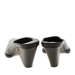 Stella McCartney Black Faux Leather Sabot Pointed Mules Size 39 For Women -Stella McCartney Sales luxury women stella mccartney used shoes p208102 005