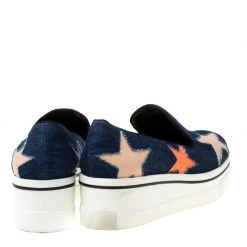 Stella McCartney Blue Denim Star Slip On Sneakers Size 38 For Women 14 Stella McCartney Blue Denim Star Slip On Sneakers Size 38 For Women -Stella McCartney Sales luxury women stella mccartney used shoes p216256 003