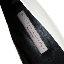 Stella McCartney White Faux Leather Russet Pointed Toe Pumps Size 40 For Women -Stella McCartney Sales luxury women stella mccartney used shoes p224502 006