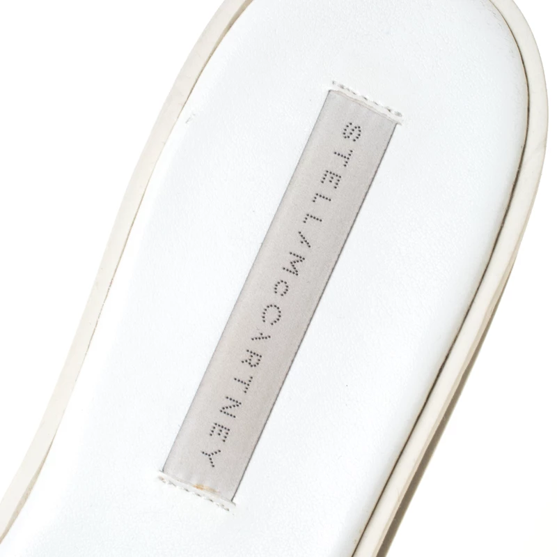 Stella McCartney Black Ruffle Faux Leather Platform Slide Size 41 For Women 9 Stella McCartney Black Ruffle Faux Leather Platform Slide Size 41 For Women - Image 7