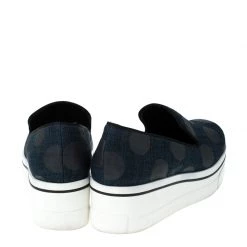 Stella McCartney Blue Denim Binx Slip On Platform Sneakers Size 38 For Women -Stella McCartney Sales luxury women stella mccartney used shoes p231887 003