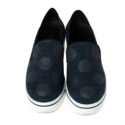 Stella McCartney Blue Denim Binx Slip On Platform Sneakers Size 38 For Women -Stella McCartney Sales luxury women stella mccartney used shoes p231887 004