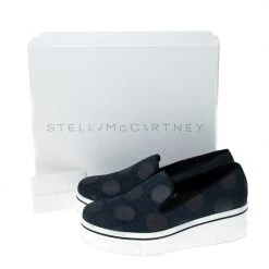 Stella McCartney Blue Denim Binx Slip On Platform Sneakers Size 38 For Women -Stella McCartney Sales luxury women stella mccartney used shoes p231887 009