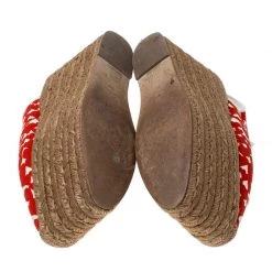 Stella McCartney Orange Canvas Wedge Slingback Platform Espadrille Sandals Size 36 For Women 15 Stella McCartney Orange Canvas Wedge Slingback Platform Espadrille Sandals Size 36 For Women -Stella McCartney Sales luxury women stella mccartney used shoes p233305 001