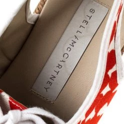 Stella McCartney Orange Canvas Wedge Slingback Platform Espadrille Sandals Size 36 For Women 16 Stella McCartney Orange Canvas Wedge Slingback Platform Espadrille Sandals Size 36 For Women -Stella McCartney Sales luxury women stella mccartney used shoes p233305 004