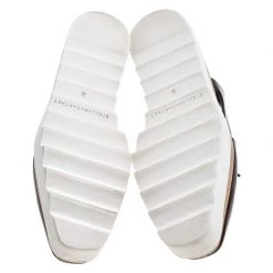 Stella McCartney Burgundy Faux Leather Elyse Cutout Platform Derby Size 36 For Women -Stella McCartney Sales luxury women stella mccartney used shoes p241661 007