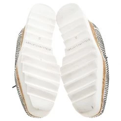 Stella McCartney Black/White Faux Leather Elyse Platform Derby Size 35 For Women -Stella McCartney Sales luxury women stella mccartney used shoes p245967 008