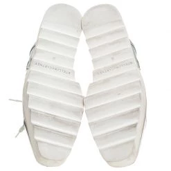 Stella McCartney Silver Metallic Faux Leather Indium Elyse Star Platform Derby Size 36 For Women -Stella McCartney Sales luxury women stella mccartney used shoes p246943 001