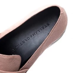 Stella McCartney Blush Pink Faux Suede Platform Loafers Size 38 For Women -Stella McCartney Sales luxury women stella mccartney used shoes p249859 007