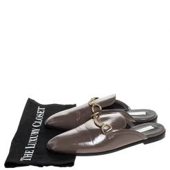Stella McCartney Dark Beige Faux Leather Chain Slide Mules Size 38 For Women 17 Stella McCartney Dark Beige Faux Leather Chain Slide Mules Size 38 For Women -Stella McCartney Sales luxury women stella mccartney used shoes p254748 008