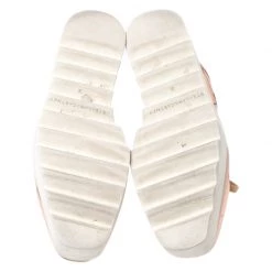 Stella McCartney Metallic Rose Gold Faux Leather Elyse Star Platform Lace Up Derby Size 36 For Women -Stella McCartney Sales luxury women stella mccartney used shoes p261297 002