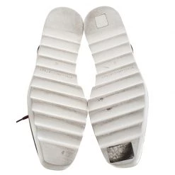 Stella McCartney Burgundy Faux Leather Elyse Platform Lace Up Derby Size 39 For Women -Stella McCartney Sales luxury women stella mccartney used shoes p263527 003