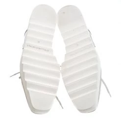 Stella McCartney Metallic Silver Faux Leather Elyse Star Platform Derby Size 40 For Women -Stella McCartney Sales luxury women stella mccartney used shoes p265768 007