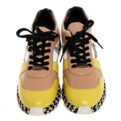 Stella McCartney Multicolor Faux Leather Star Macy Espadrille Sneakers Size 38 For Women -Stella McCartney Sales luxury women stella mccartney used shoes p272777 005