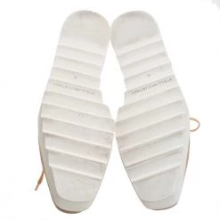 Stella McCartney Camel/Silver Faux Leather Elyse Star Platform Derby Size 40 For Women -Stella McCartney Sales luxury women stella mccartney used shoes p273202 002