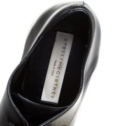 Stella McCartney Black Faux Leather Elyse Platform Derby Size 37 For Women -Stella McCartney Sales luxury women stella mccartney used shoes p275061 008