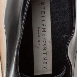 Stella McCartney Black Faux Leather Elyse Platform Derby Sneakers Size 36.5 For Women -Stella McCartney Sales luxury women stella mccartney used shoes p277115 004