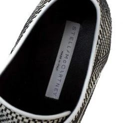 Stella McCartney Black/White Faux Leather Elyse Platform Derby Size 39 For Women -Stella McCartney Sales luxury women stella mccartney used shoes p279534 1584596259 005