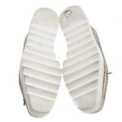 Stella McCartney Black/White Faux Leather Elyse Platform Derby Size 39 For Women -Stella McCartney Sales luxury women stella mccartney used shoes p279534 1584596269 008