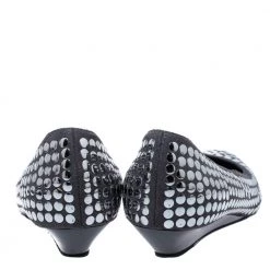 Stella McCartney Grey Faux Suede Studded Ballet Flats Size 36 For Women -Stella McCartney Sales luxury women stella mccartney used shoes p286354 006