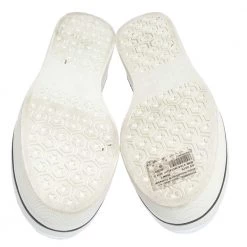 Stella McCartney Metallic Silver White Star Platform Binx Sneakers Size 35 For Women -Stella McCartney Sales luxury women stella mccartney used shoes p295222 008