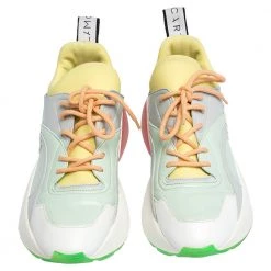 Stella McCartney Multicolor Faux Leather And Stretch Fabric Eclypse Sneakers Size 39 For Women 12 Stella McCartney Multicolor Faux Leather And Stretch Fabric Eclypse Sneakers Size 39 For Women -Stella McCartney Sales luxury women stella mccartney used shoes p304200 002
