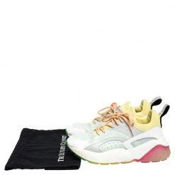 Stella McCartney Multicolor Faux Leather And Stretch Fabric Eclypse Sneakers Size 39 For Women 17 Stella McCartney Multicolor Faux Leather And Stretch Fabric Eclypse Sneakers Size 39 For Women -Stella McCartney Sales luxury women stella mccartney used shoes p304200 006
