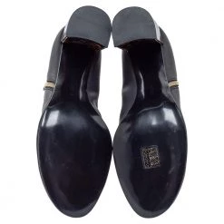 Stella McCartney Black Faux Leather Block Heel Ankle Booties Size 41 For Women -Stella McCartney Sales luxury women stella mccartney used shoes p309117 004