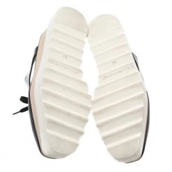 Stella McCartney Black Faux Leather Elyse Cutout Platform Derby Size 35.5 For Women -Stella McCartney Sales luxury women stella mccartney used shoes p326802 001