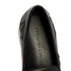 Stella McCartney Black Faux Leather And Multicolor Faux Snake Print Binx Star Platform Slip On Sneakers Size 38 For Women -Stella McCartney Sales luxury women stella mccartney used shoes p326817 006