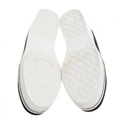 Stella McCartney Black Faux Suede Chain Embellished Platform Slip On Sneakers Size 41 For Women -Stella McCartney Sales luxury women stella mccartney used shoes p329299 002