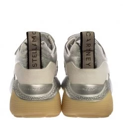 Stella McCartney White Faux Leather Eclypse Sneakers Size 40 For Women -Stella McCartney Sales luxury women stella mccartney used shoes p329538 003