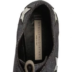 Stella McCartney Metallic Black Faux Leather Star Platform Derby Size 40 For Women -Stella McCartney Sales luxury women stella mccartney used shoes p333503 1601442265 008
