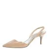 Stella McCartney Beige Faux Patent Leather Slingback Pumps Size 37.5 For Women 1 Stella McCartney Beige Faux Patent Leather Slingback Pumps Size 37.5 For Women -Stella McCartney Sales luxury women stella mccartney used shoes p333676 006
