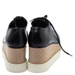 Stella McCartney Black Faux Patent Leather Elyse Platform Derby Size 37 For Women 14 Stella McCartney Black Faux Patent Leather Elyse Platform Derby Size 37 For Women -Stella McCartney Sales luxury women stella mccartney used shoes p339374 004